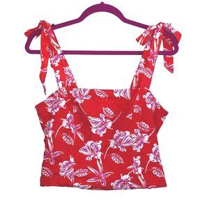 Joie Red Floral Tank Top